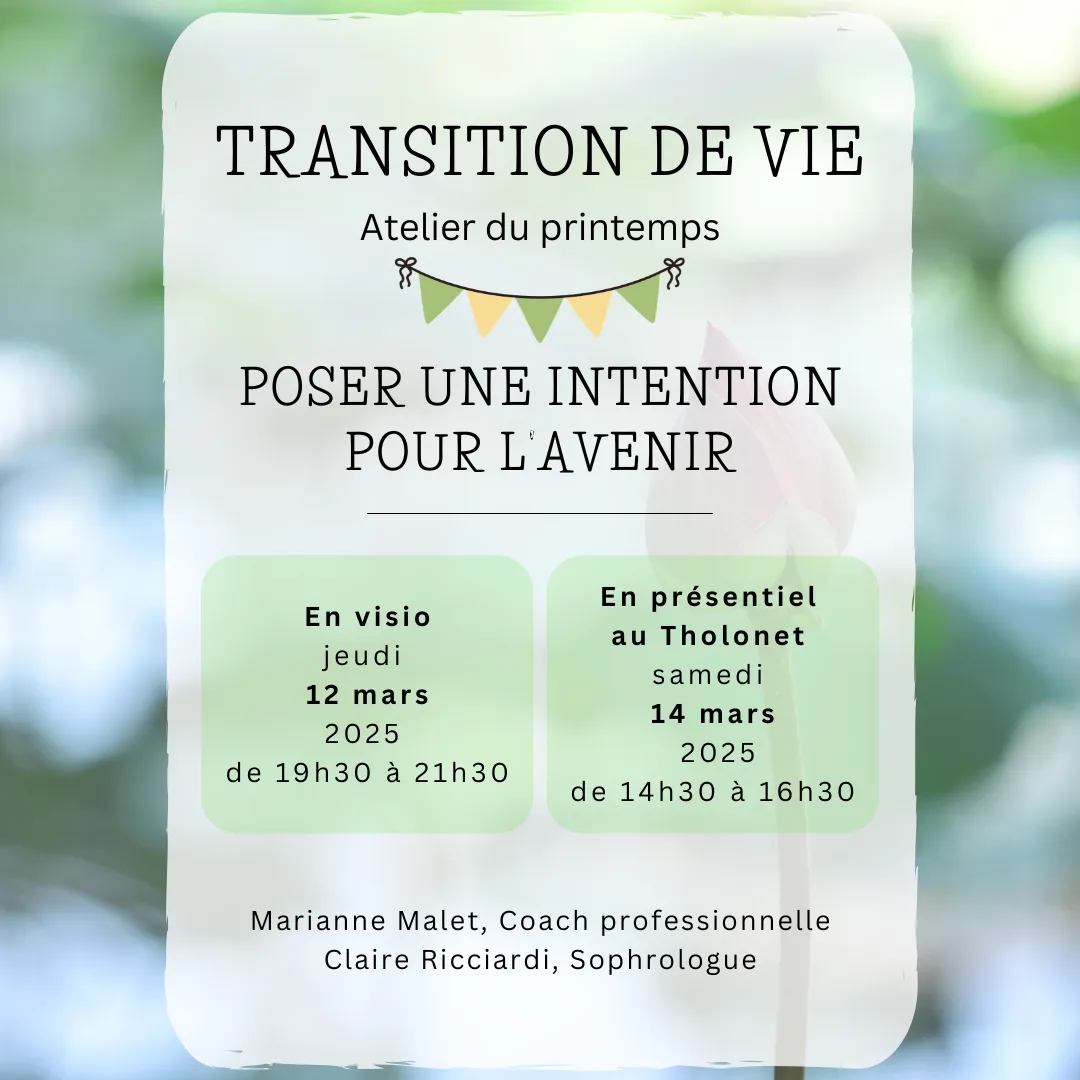poser une intention pour l'avenir mars 2026